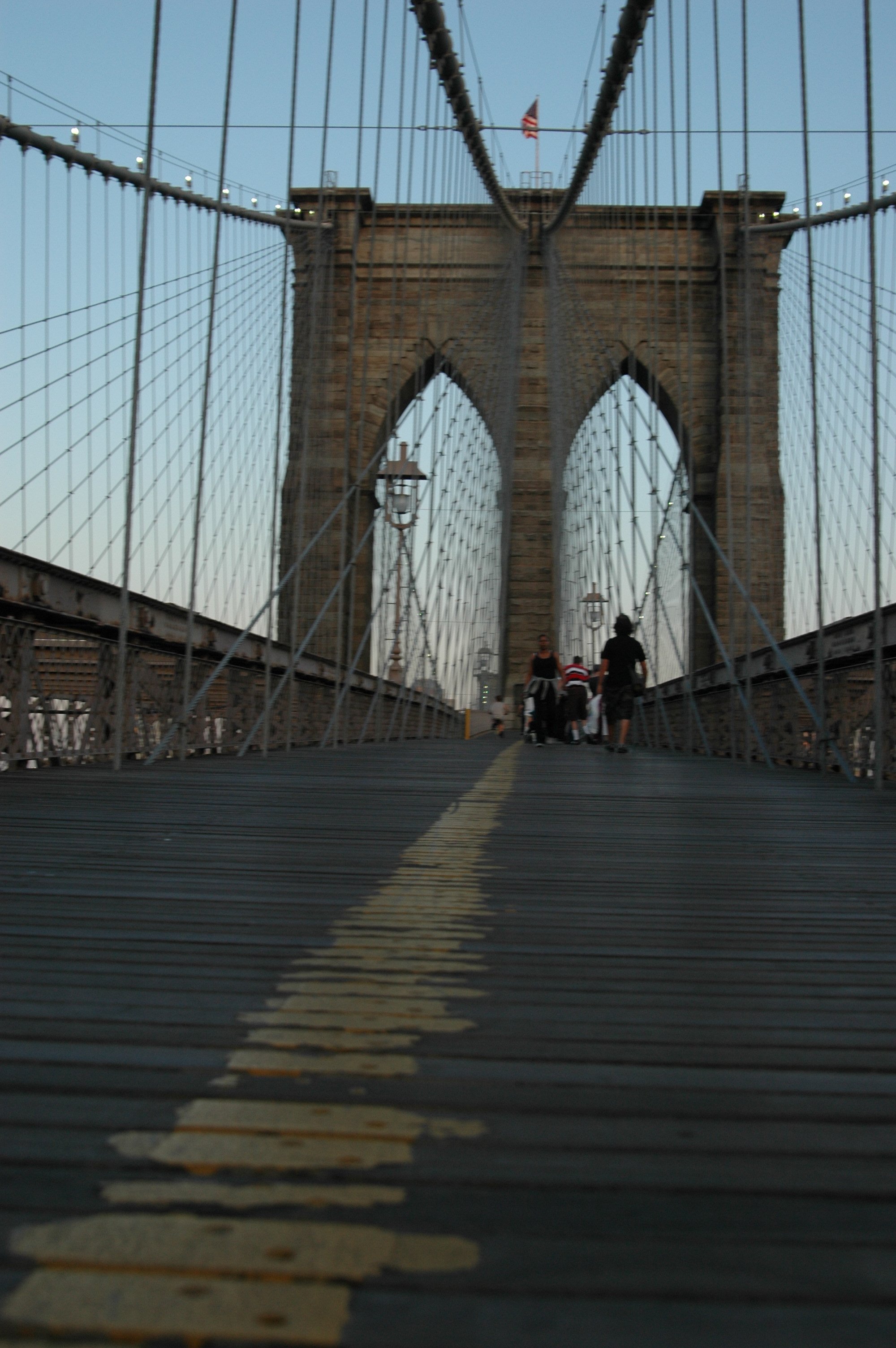 Path on Brooklyn Bridge